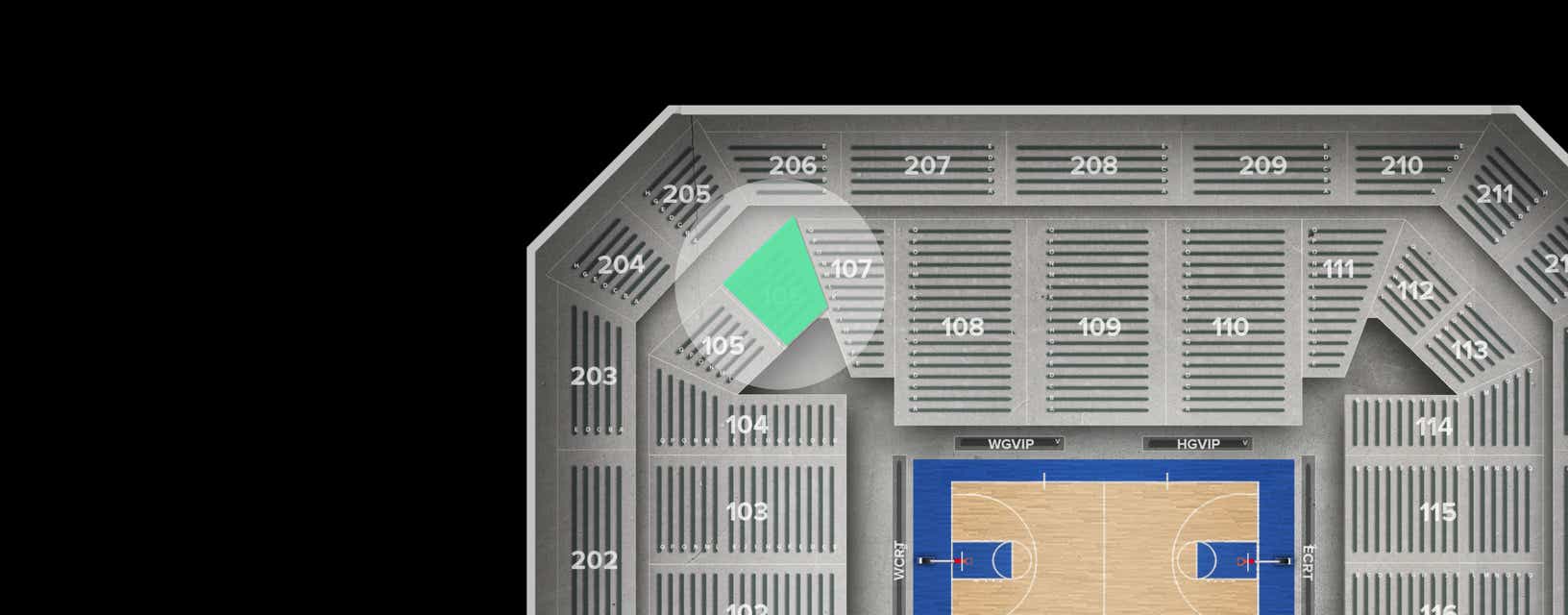 Seat view from Main
