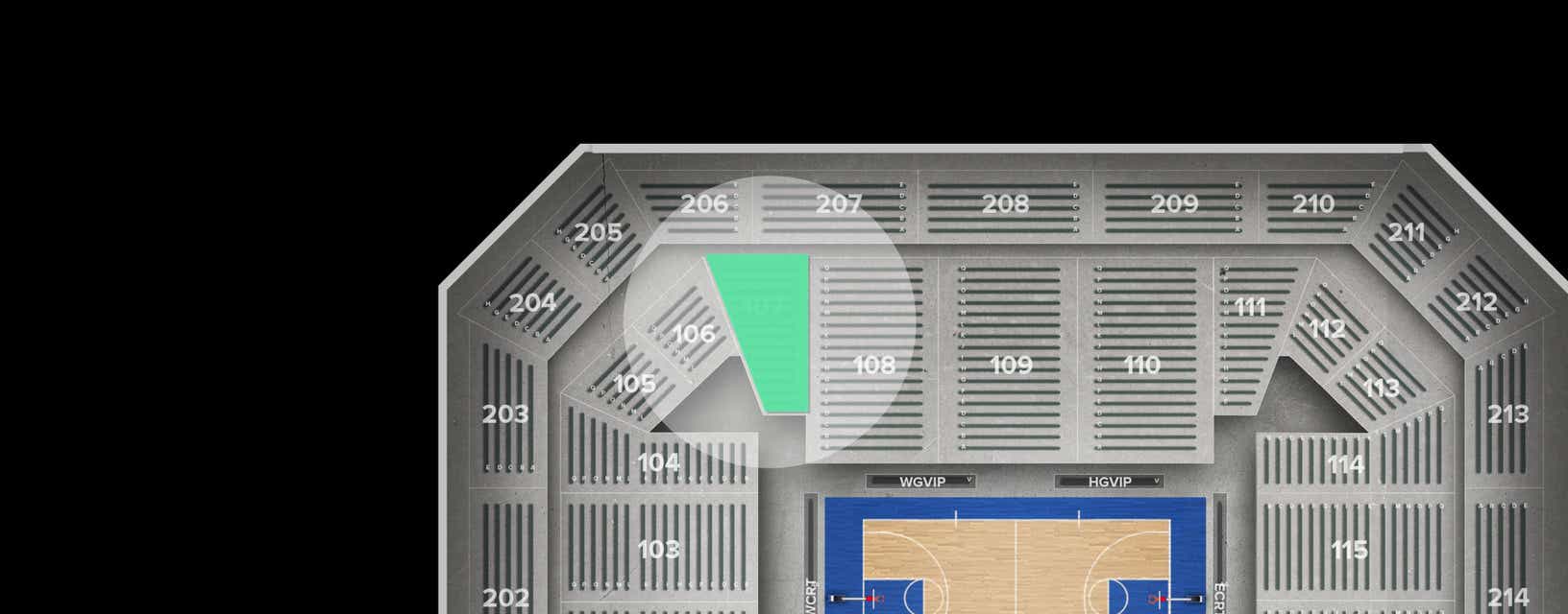 Seat view from Main