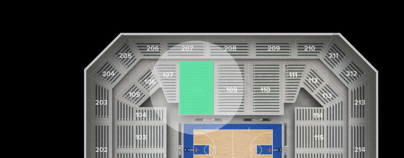 Seat view from Main