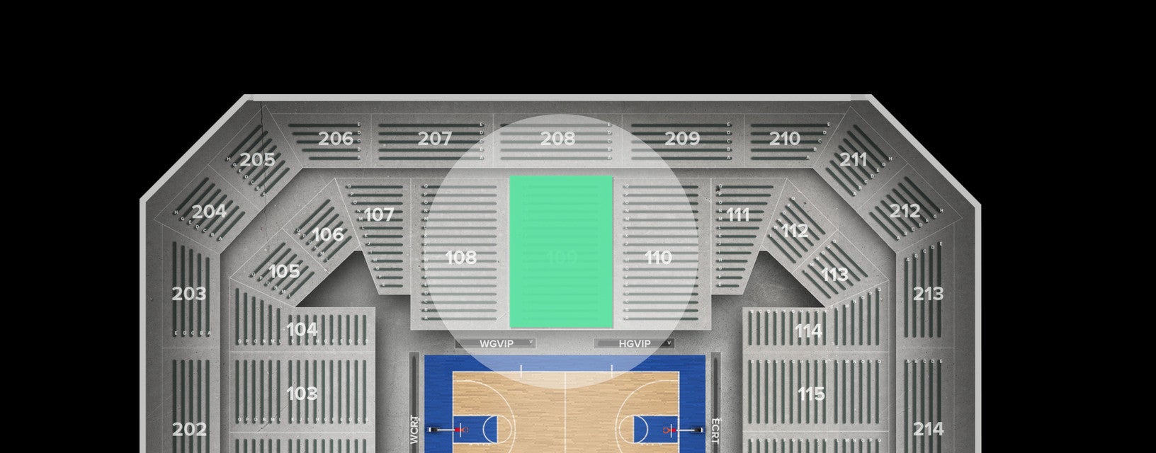Seat view from Main