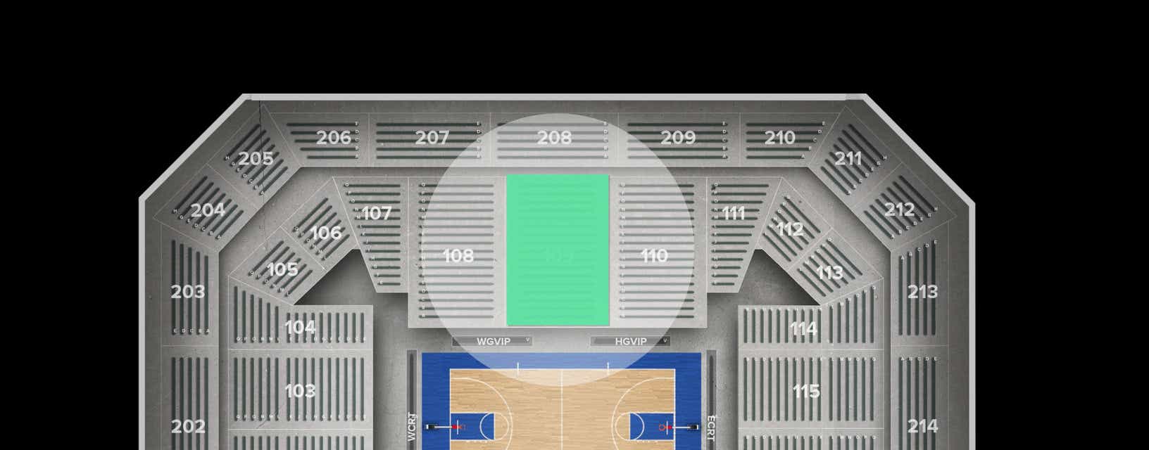 Seat view from Main