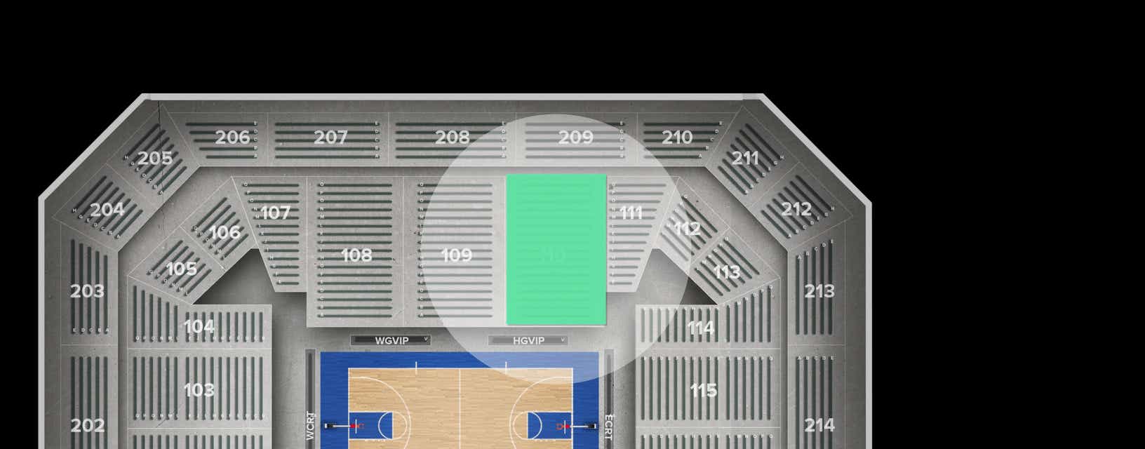 Seat view from Main