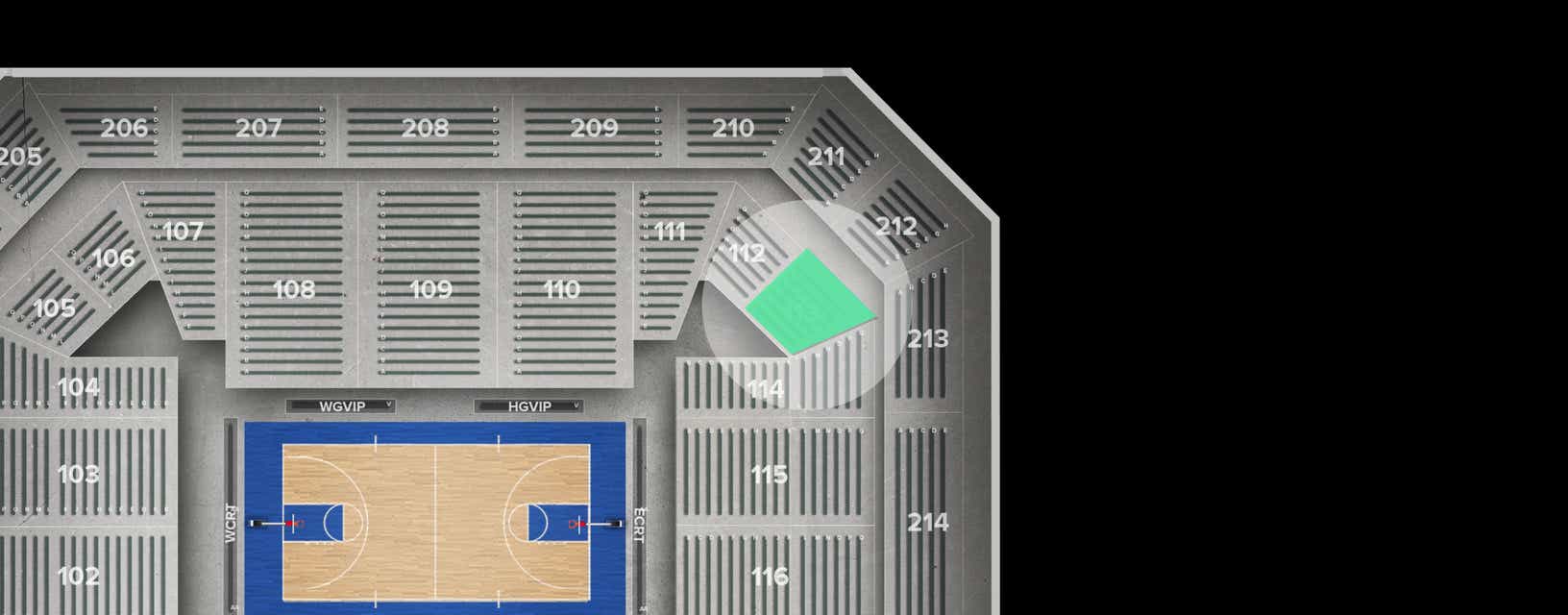 Seat view from Main