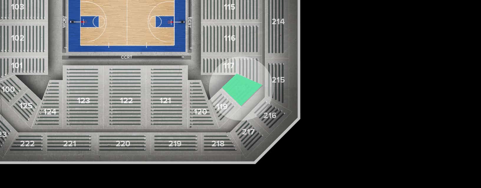 Seat view from Main