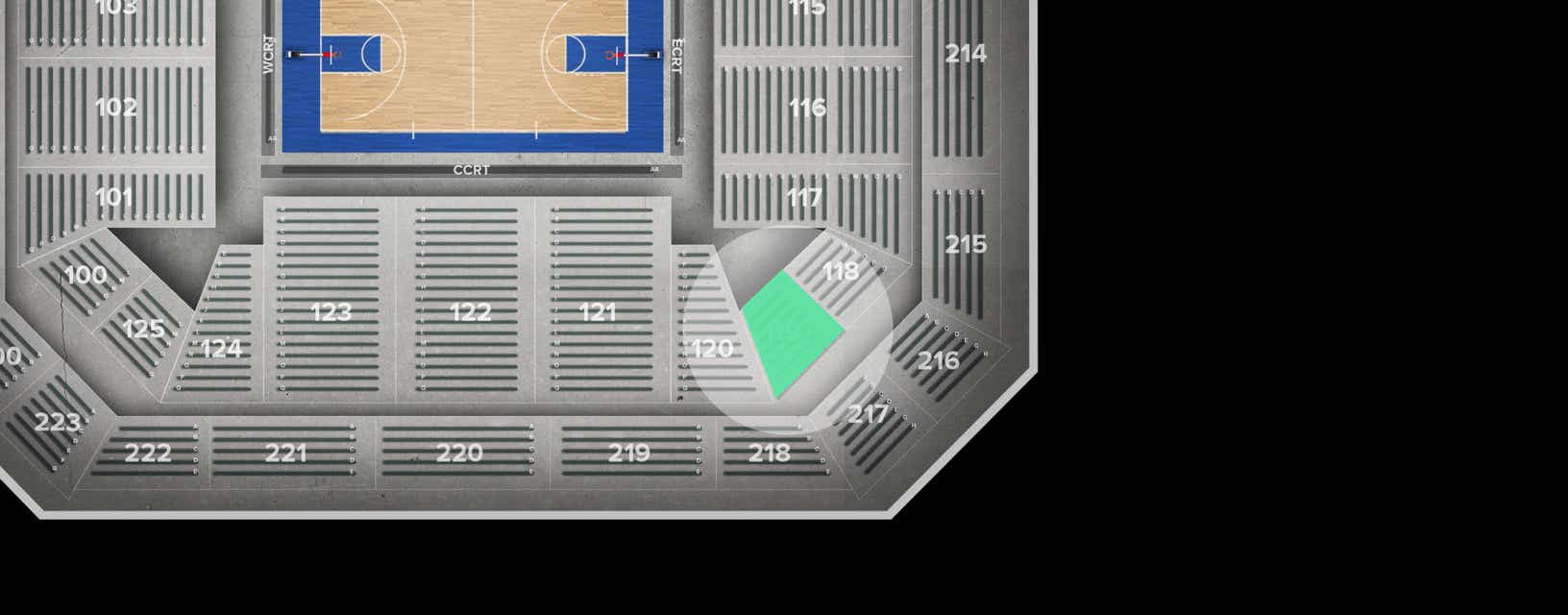 Seat view from Main