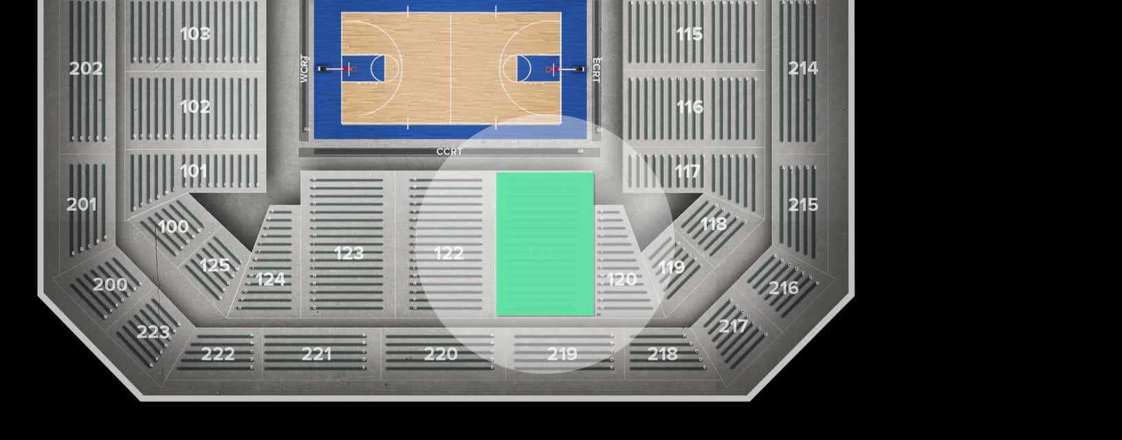 Seat view from Main