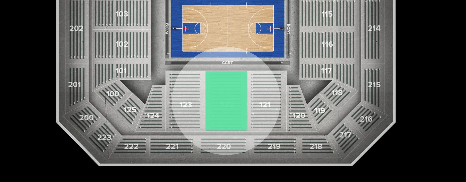 Seat view from Main