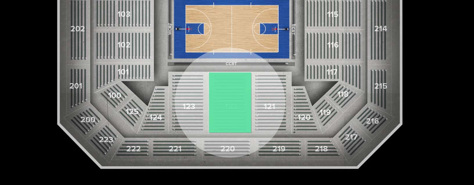 Seat view from Main