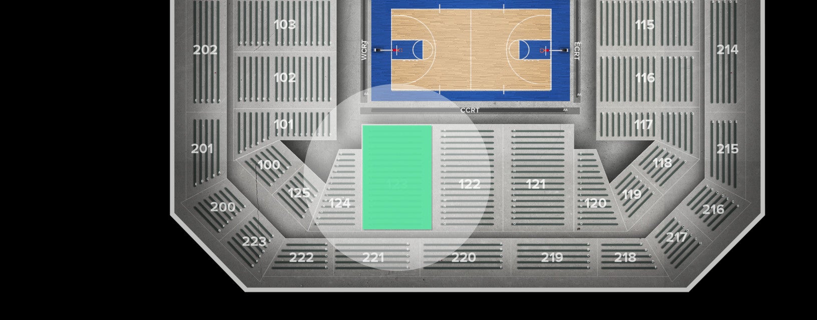 Seat view from Main