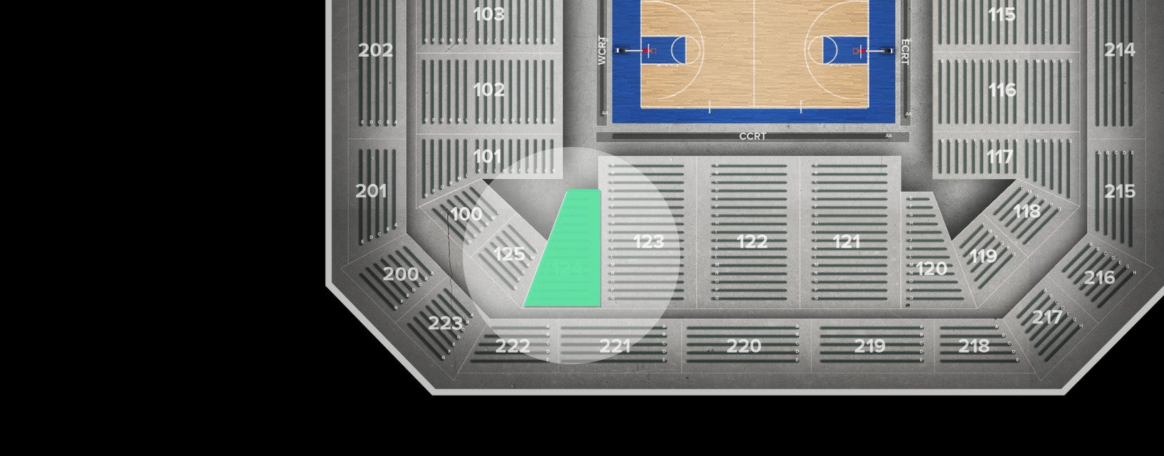 Seat view from Main
