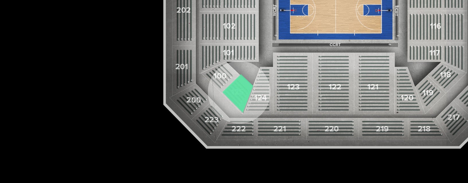 Seat view from Main