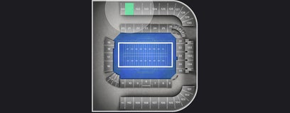 Seat view from Student Upper Sideline