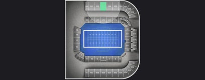 Seat view from Student Upper Sideline