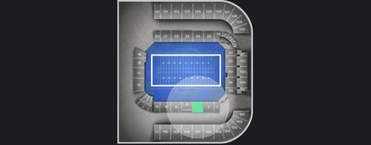 Seat view from Lower Roughrider Priority