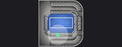 Seat view from Lower Roughrider Priority