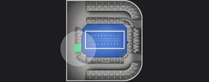 Seat view from Shortside Lower