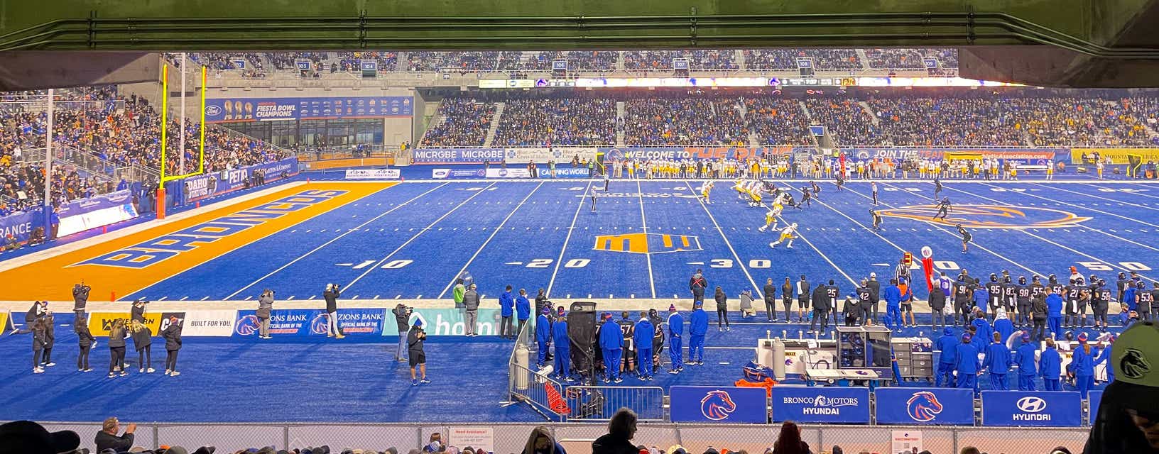 Seat view from Longside Lower