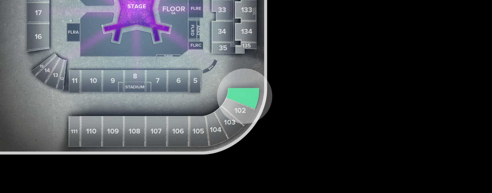 Seat view from Upper End Zone