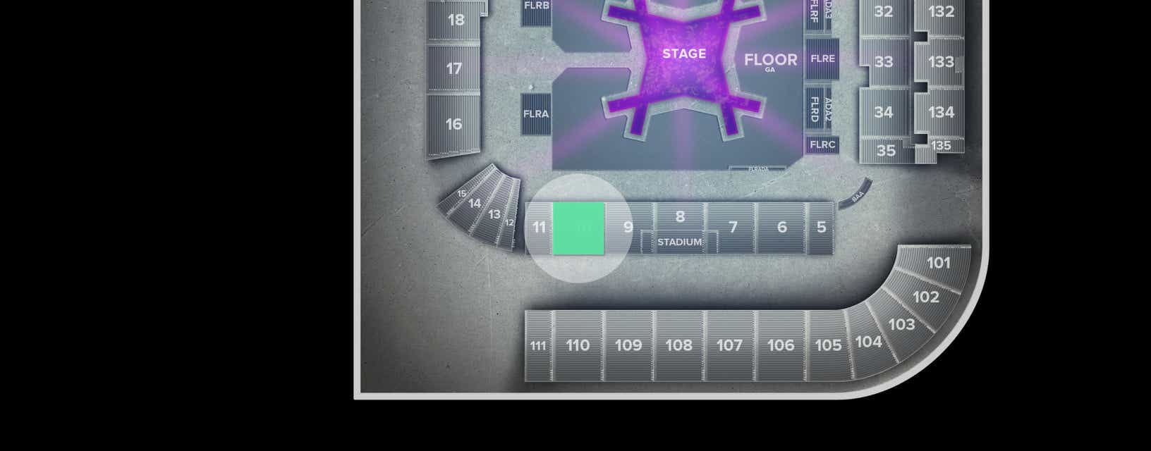 Seat view from Lower Buckaroo Priority
