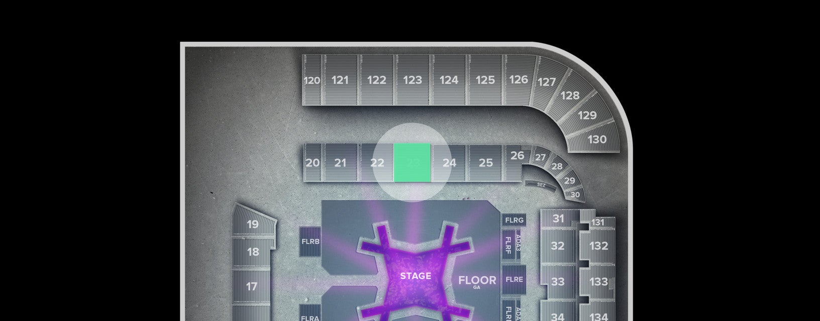 Seat view from Lower Wrangler Priority