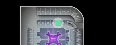 Seat view from Lower Roughrider Priority