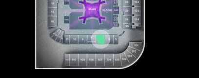 Seat view from Lower Roughrider Priority