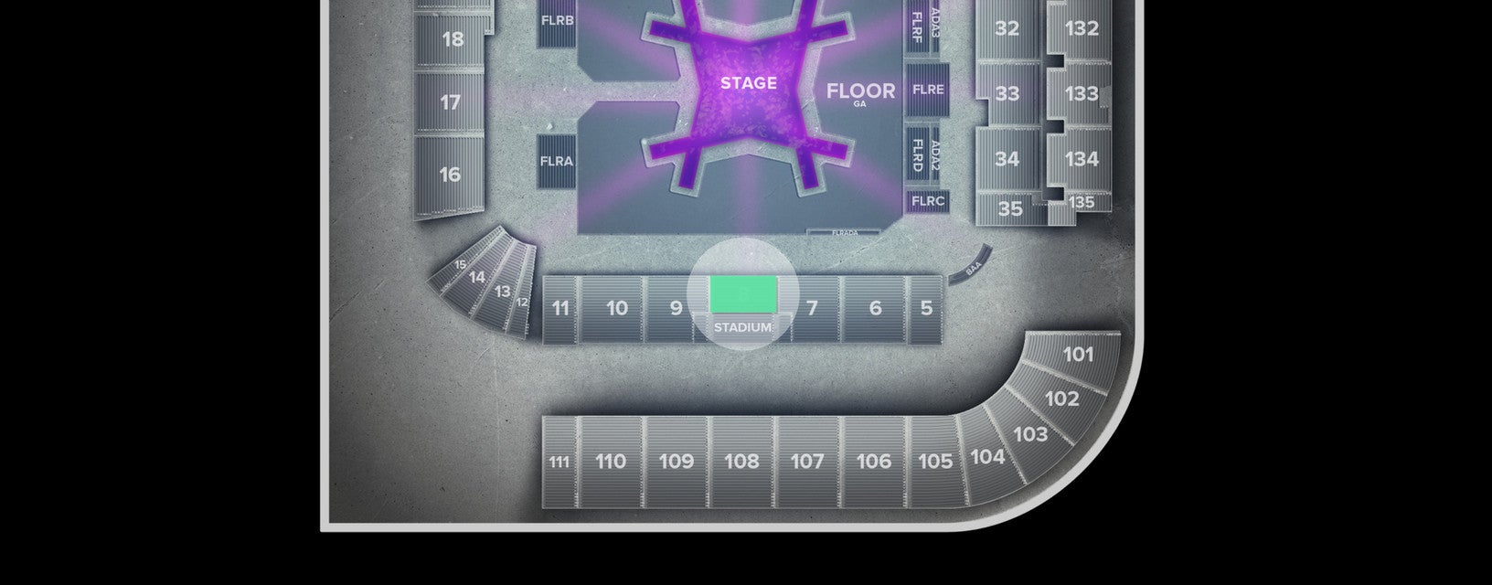 Seat view from Lower Wrangler Priority