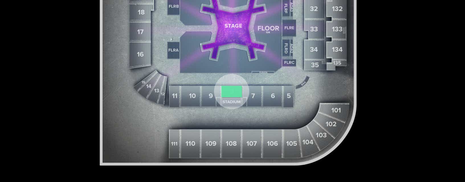 Seat view from Lower Wrangler Priority