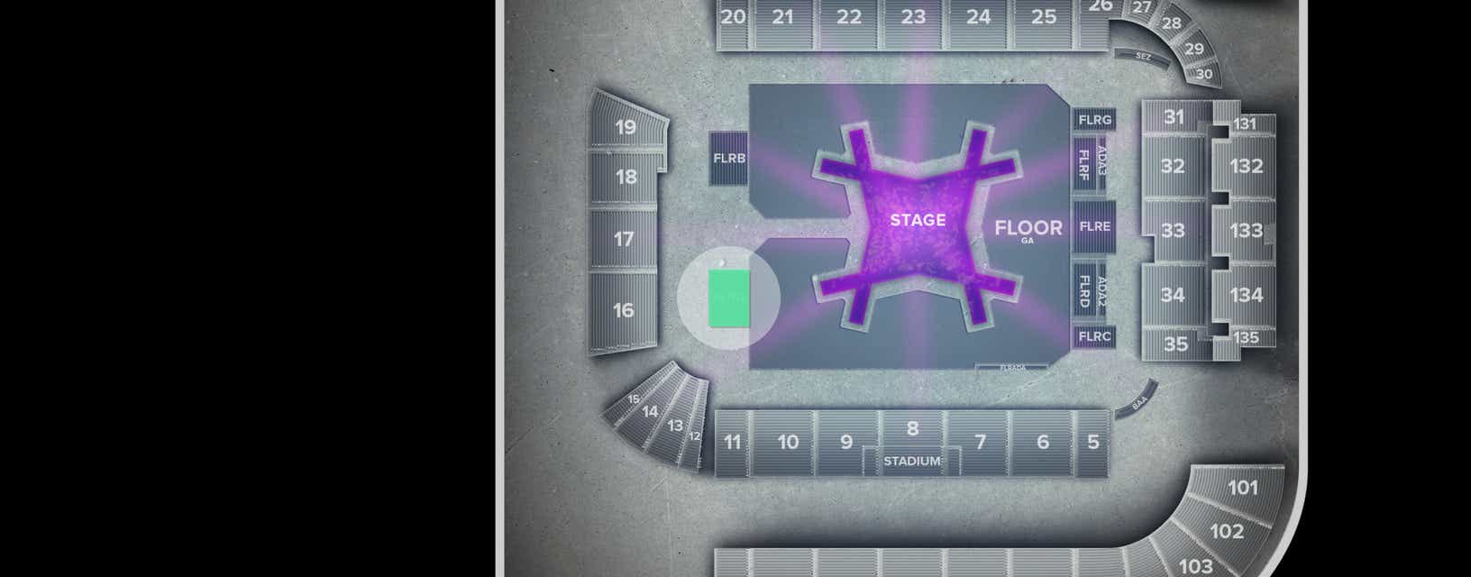 Seat view from Floor