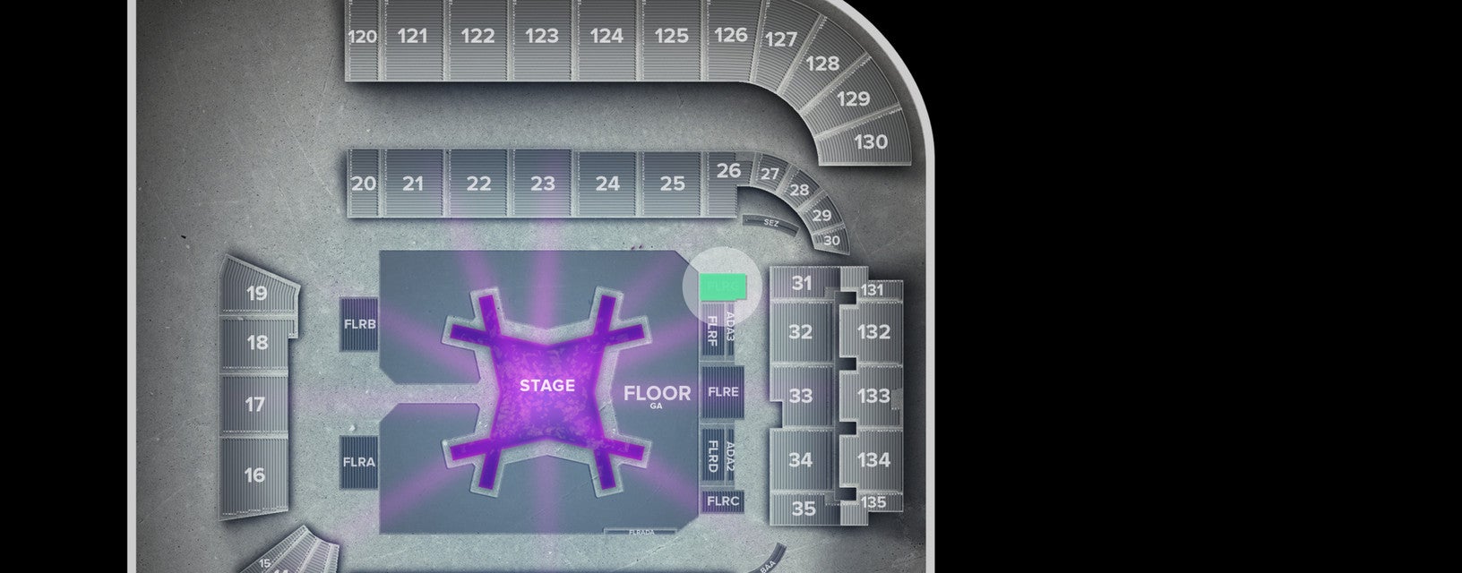 Seat view from Floor