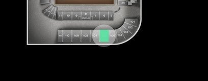 Seat view from Upper