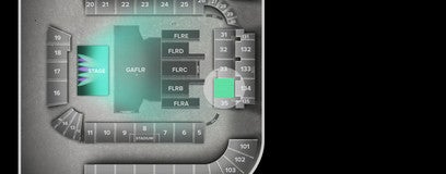 Seat view from Lower South End Zone