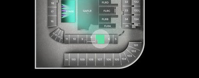 Seat view from Lower Roughrider Priority
