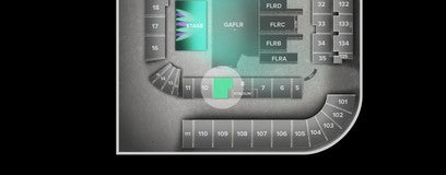 Seat view from Lower Roughrider Priority