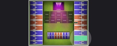 Seat view from Section