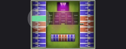 Seat view from Section