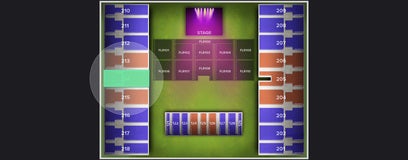 Seat view from Section