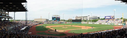 Seat view from Purple Home Plate