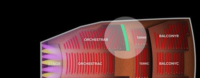 Seat view from Orchestra