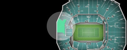 Seat view from 300 Level