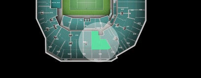 Seat view from 300 Level