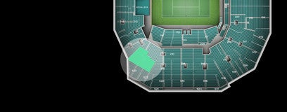 Seat view from 300 Level