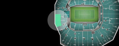 Seat view from 300 Level