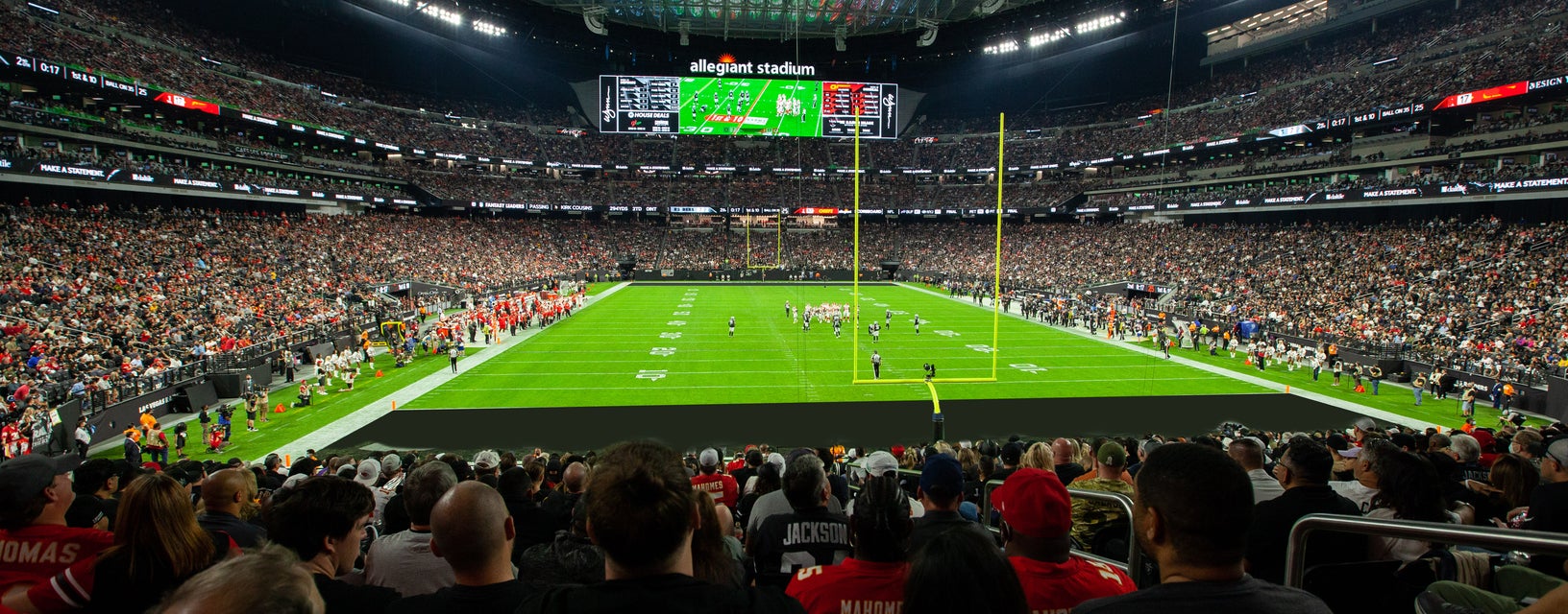 Seat view from Lower End Zone