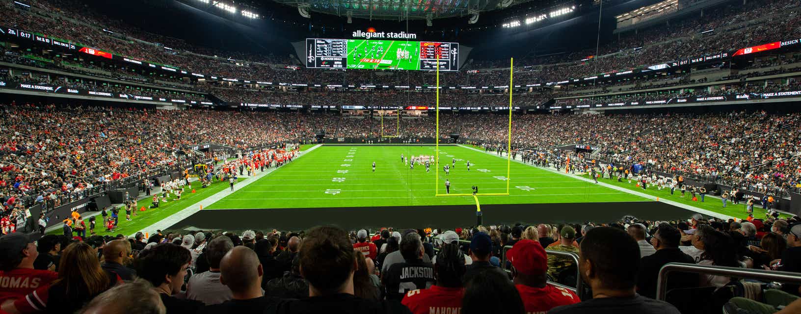 Seat view from Lower End Zone