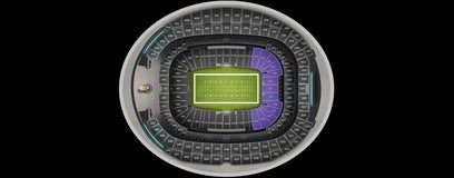 Seat view from End Zone