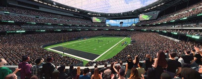 Seat view from Loge