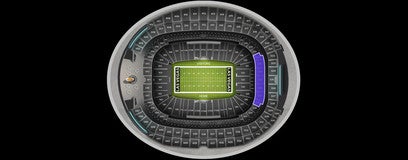 Seat view from Loge End Zone