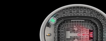 Seat view from Mezzanine