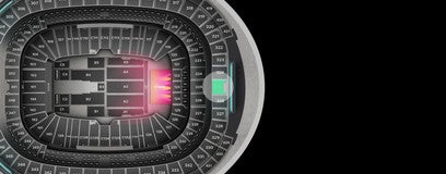 Seat view from Mezzanine